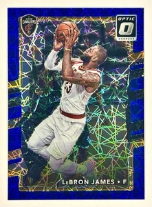 2017-18 Ottica LeBron James Blu Velocità Prizm Rifrattore SP #27 Cleveland Cavs - Foto 1 di 12