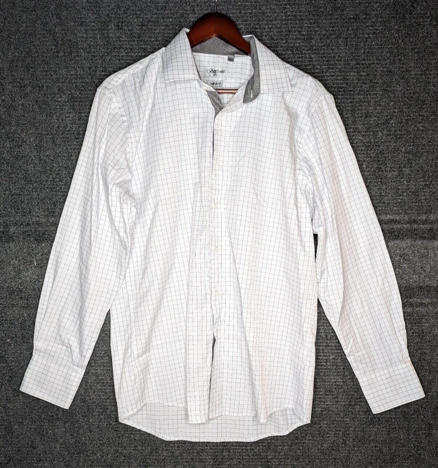 BERLIONI ITALY Men's Comfort-Fit Dress Shirt Size 16 - 16 1/2 (34/35)  - Image 1 of 4