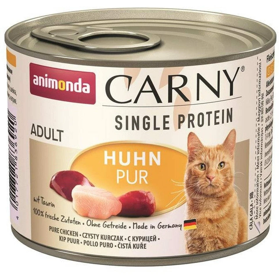 Animonda Cat Dose Carny Adult Single Protein 6x200g - Bild 1 von 1