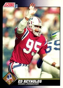 1991 Score  Ed Reynolds #479   New England Patriots - Picture 1 of 2
