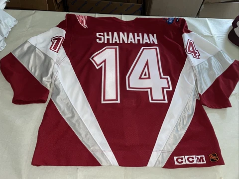 Adult 52 brendan shanahan 1998 NHL ALL STAR CCM AUTHENTIC JERSEY Clean red mic Cover