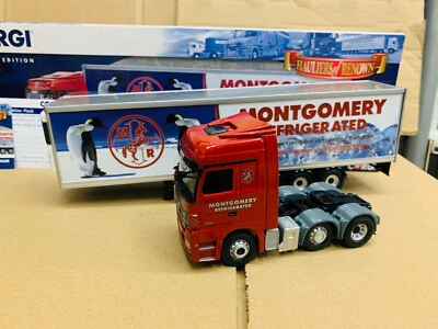 Corgi Mercedes Actros Face Lift Fridge Trailer Montgomery Transport 1/50 DieCast - Image 1 of 4