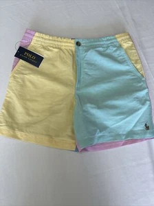 Polo Ralph Lauren Stretch Classic Fit Shorts Size 16 Multicolor. 100% Cotton - Picture 1 of 18