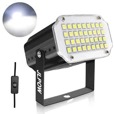 Mini White Strobe Light Super Bright 36 LED Lights Sound Activated Party Holiday - Image 1 of 4