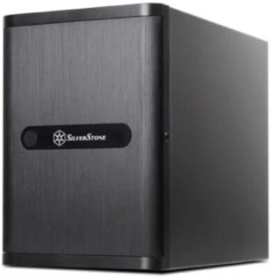 SilverStone Technology Premium Mini-ITX/DTX Small Form Factor NAS Computer Case - Image 1 of 4