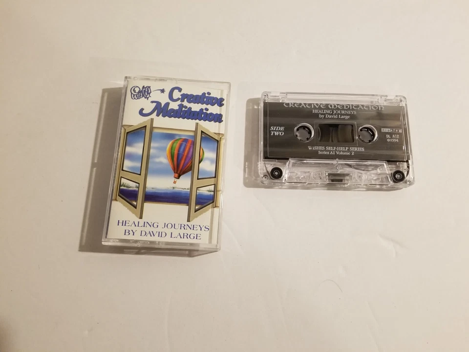 David Large - Healing Journeys - Creative Meditation - Rare Cassette Tape - Image 1 of 1