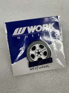 Work Wheels Japan Original Pin Meister S1 3P White/Polish Rim official product - Foto 1 di 6