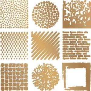 Couture Creations Hotfoil Stamp Gentleman's Crafter Texture Tiles 1 x 1 - Picture 1 of 1