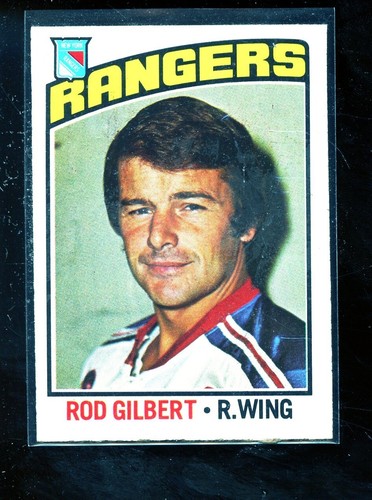 1976-77 TOPPS #90 ROD GILBERT RANGERS EXMINT E022614 | eBay