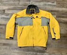 Abercrombie Fitch Mens Jacket Medium Yellow Weatherproof A92 Nylon Vintage Coat