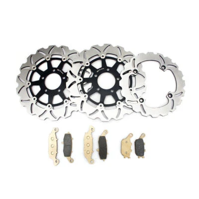 Pastillas rotores de freno delanteros traseros para Suzuki DL 650 V-strom 2004-2006 DL 1000 02-13 Foto 1 de 4