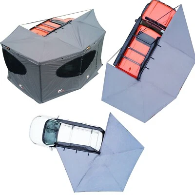 Toldo lateral para auto Naturnest 270 techo o toldo camping toldo para SUV Jeep Foto 1 de 4