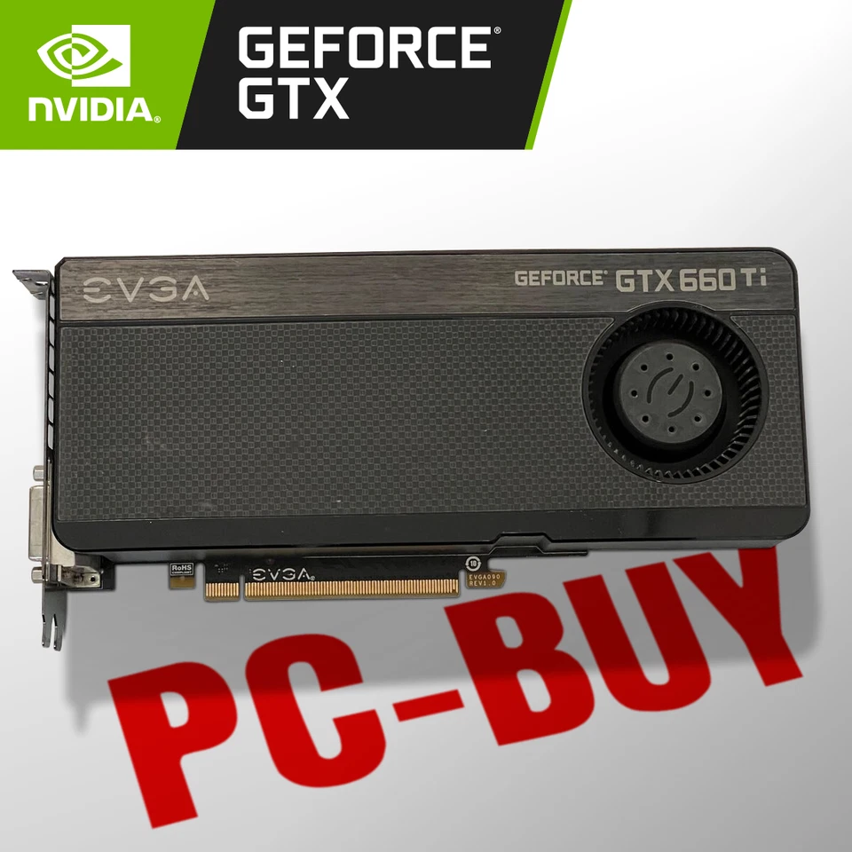 EVGA GTX 660 Ti Exclusive Superclocked 2GB GDDR5 Graphics Card ✅2x DVI DP HDMI✅ - Image 1 of 1