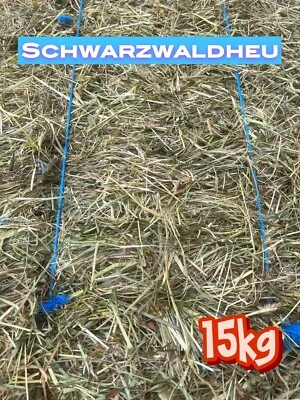Heu 15kg 1. Schnitt Schwarzwaldheu für Kaninchen Schafe Pferde sehr Artenreich - Bild 1 von 3