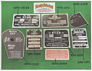 Ryan Aircraft PT-22 Parts CHOICE 1940's - Foto 1 di 1