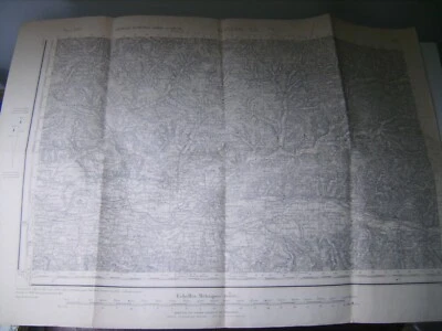 Ancienne carte IGN de Bergerac et ses environs mesurant 75 cm X 53 cm - Photo 1/4