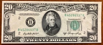US 20 Dollars 1950A  UNC  New York NY - Image 1 of 2