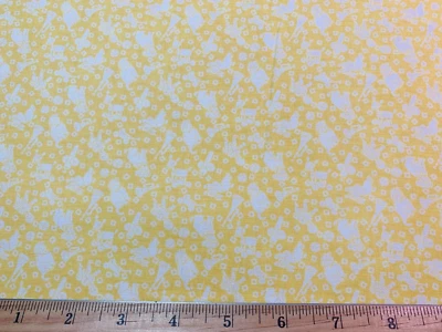 1 FQ 1930s Repro CUTE Juvenile Novelty Kittens Puppies Toys Cotton Fabric RJR - Image 1 of 4