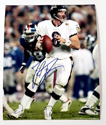 Trent Dilfer Signed 8x10 Photo Autograph Baltimore Ravens SB Champs  AAC COA - Image 1 of 2