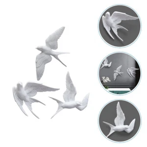 3 Pcs 3D Three-dimensional Bird Hanging Decoration Wall for Home - Picture 1 of 12