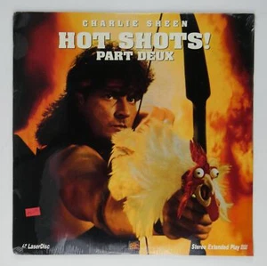 Hot Shots Part Deux 1993 Laserdisc LD Extended Play Charlie Sheen New Sealed - Picture 1 of 2