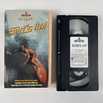 Surf’s Up! Video Collection Sports VHS 1985 Rare OOP Tatum Video Prism Full Box - Image 1 of 2