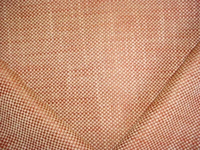 2-3/4Y Clarence House 34085-1 Lido Terra Cotta Linen Drapery Upholstery Fabric - Image 1 of 4