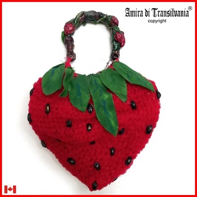 woman bag original accessories shoulder strap hand handle big satchel strawberry - Image 1 of 4