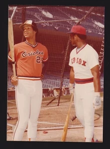 1977 ASG Jim Rice & Ken Singleton  3-1/2 x 4-7/8  ORIGINAL SNAPSHOT PHOTO #37 - Picture 1 of 1