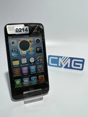 Apple iPod touch 4.Generation 4G 16GB (Displayriss,vgl. Fotos) 4th Gen IOS #0214 - Bild 1 von 4