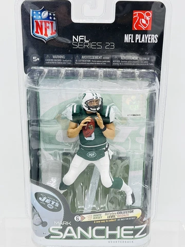 2010 McFarlane NFL Series 23 Mark Sanchez w/New York Jets Action Figure Cover