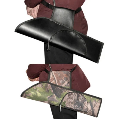 Archery Arrow Quiver Back Bag Belt Side Waist Hip Pouch Bow Holder RH LH Shootig - Image 1 of 4