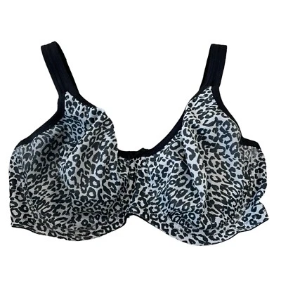 Elomi Asia Underwire Moulded Bra Black/White Animal Print 38E EL3913 - Image 1 of 4