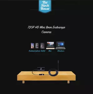 Android Windows Endoscope 720P Mini Caméra 8mm Imperméable Wi-Fi - Photo 1 sur 7