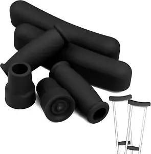 Replacement Crutch Pads for Armpits Hand Grips Covers and Crutch Tips 3/4 Inch - Picture 1 of 11