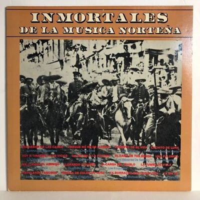 Inmortales de la Musica Norteña 1986 CBS Compilation LP Norteno Vinyl Record NM- - Image 1 of 4