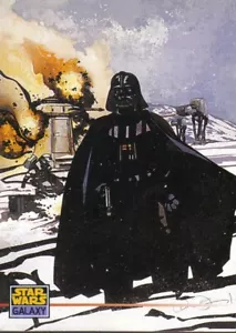 TOPPS STAR WARS GALAXY SERIES 3 PROMOTIONAL CARD P3 DARTH VADER - Picture 1 of 1