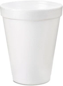 6oz White Insulated Foam Drinking Cup Single Use Disposable for Drinks 800pcs - Picture 1 of 1