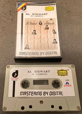 AL STEWART - 24 zanahorias - Cassette Indonesia RARO - Etiquetas de papel excelente sonido Foto 1 de 4