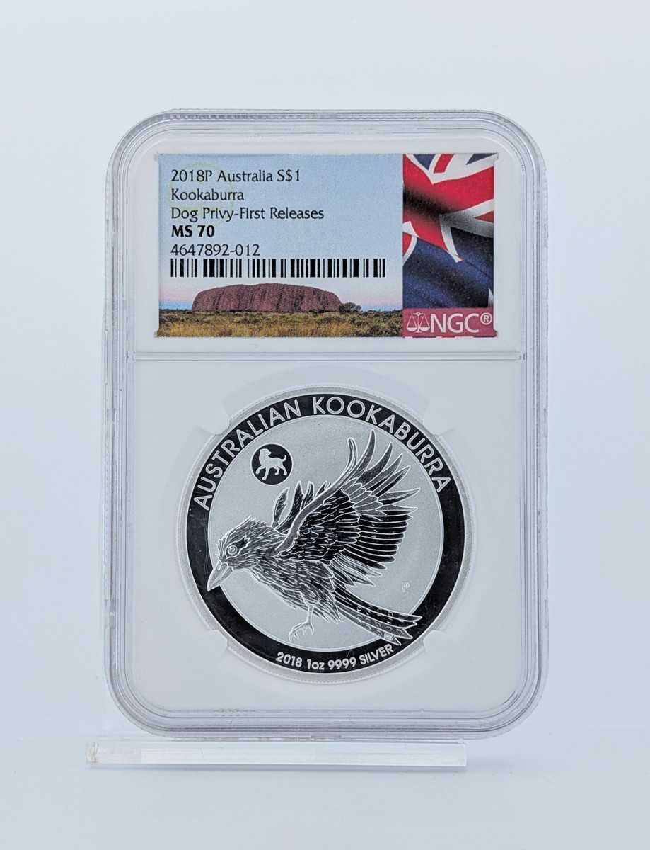Cocoa様【2014 PR70】シルバー オーストラリア イーグル銀貨 Australian Kookaburra Grade MS 70 Silver Bullion Coins for