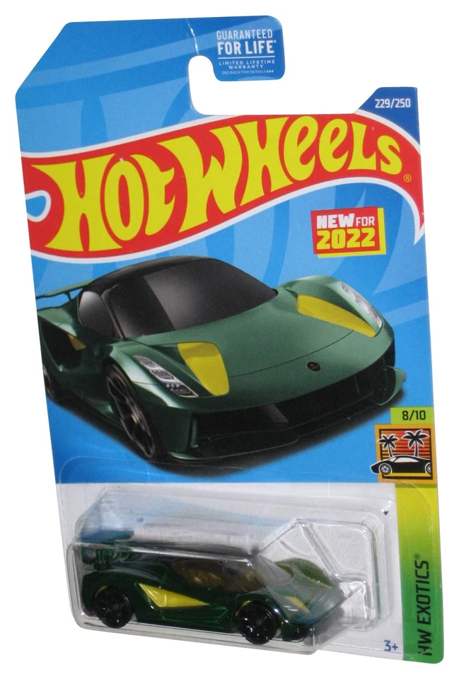 Coche de juguete Hot Wheels HW Exotics 8/10 (2022) verde Lotus Evija 229/250 Foto 1 de 1