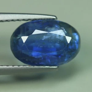 3.79 Cts_Ravishing !! Best Color_100 % Natural Unheated Blue Kyanite_Nepal Mine - Picture 1 of 3