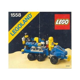 LEGO 1558 - Classic Space: Mobile Command Trailer - 1986 - NO BOX