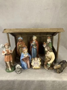 Vintage Nativity Set - Picture 1 of 21