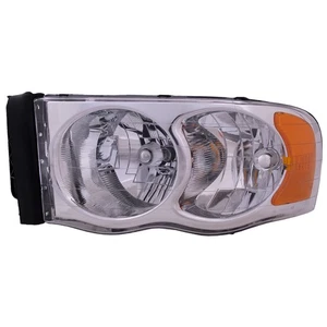 Fits 02-05 Dodge Ram 1500/03-05 2500-3500 Driver Left Headlight Halogen - Foto 1 di 5