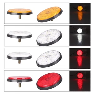 Auto LED Reflector Tail Brake Stop Marker Lights Indicator Lamps Universal Auto - Picture 1 of 16