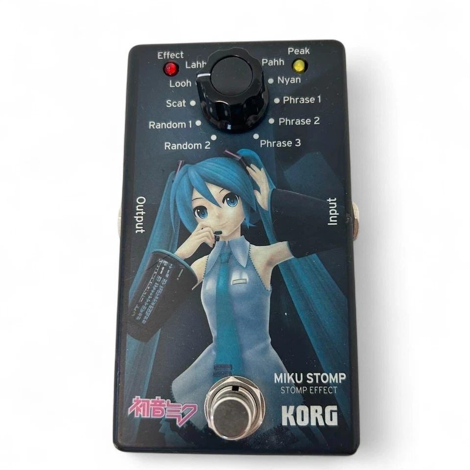 KORG MIKU STOMP Vocaloid Guitar Effect Pedal Rare Discontinued Japanese Edition - Photo 1/3