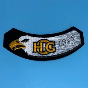 New Harley Davidson 1997 HOG owners group rocker arm patch Eagle 6" - Picture 1 of 5