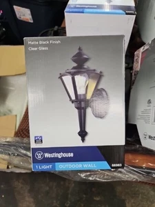 Westinghouse 66983 Wall Sconce 1-Light Matte Black - Picture 1 of 1