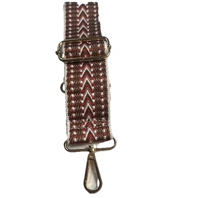 Correa de lona tejida ajustable para bolso cartera bolsas de lona para cámara nuevas 2”x48” detalles dorados Foto 1 de 2